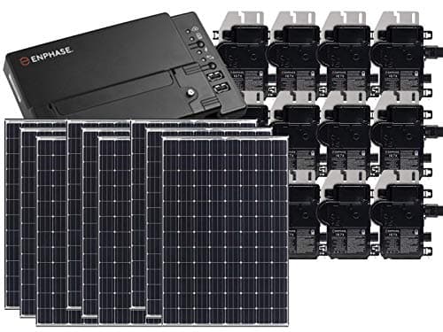 Treepublic High Efficiency Residential Solar Panel Grid-Tied System | Panasonic HIT 335W Solar PV Panels w/Enphase Microinverter System + IQ Envoy & Consumption Monitoring  (6kW)