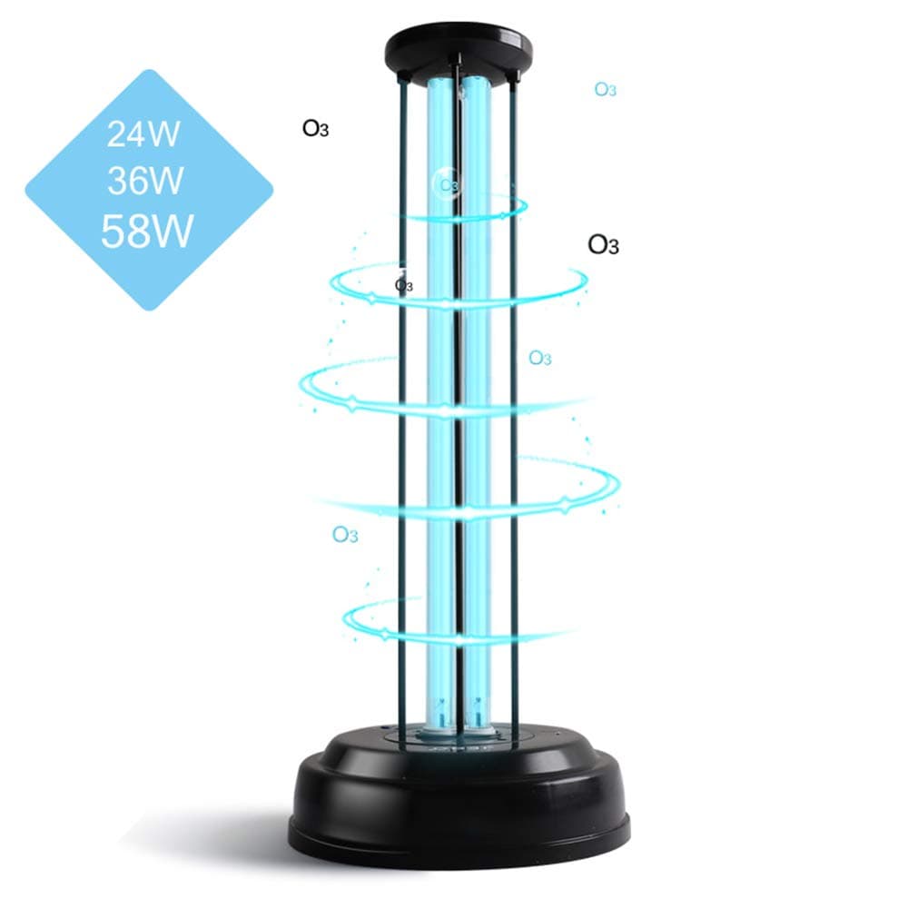 Double east UV Germicidal Light Ultraviolet Lamp Germicidal Light Sterilization Clean Steriliser Light Lamps,for Kitchen,Bathroom,pet House (24W/36W/58W)