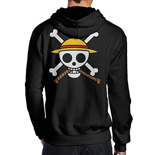 Men Famouse Anime One Piece Primary Logo Pullover Design Back Prints Best Hoodie