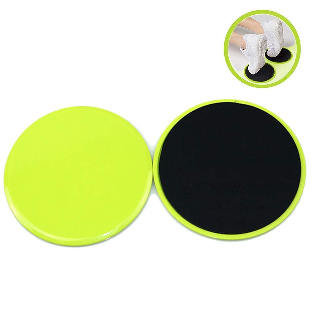 Bestice Core Exercise Sliders - Dual Sided Gliding Discs With Carry Bag for Carpet or Hardwood Floors - Home Abdominal & Total Body Workout Equipment