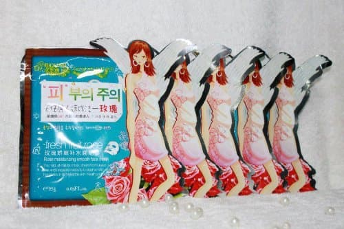 5 Pack Angle Mask Live Biquan Fresh Fruit Rose 25g.