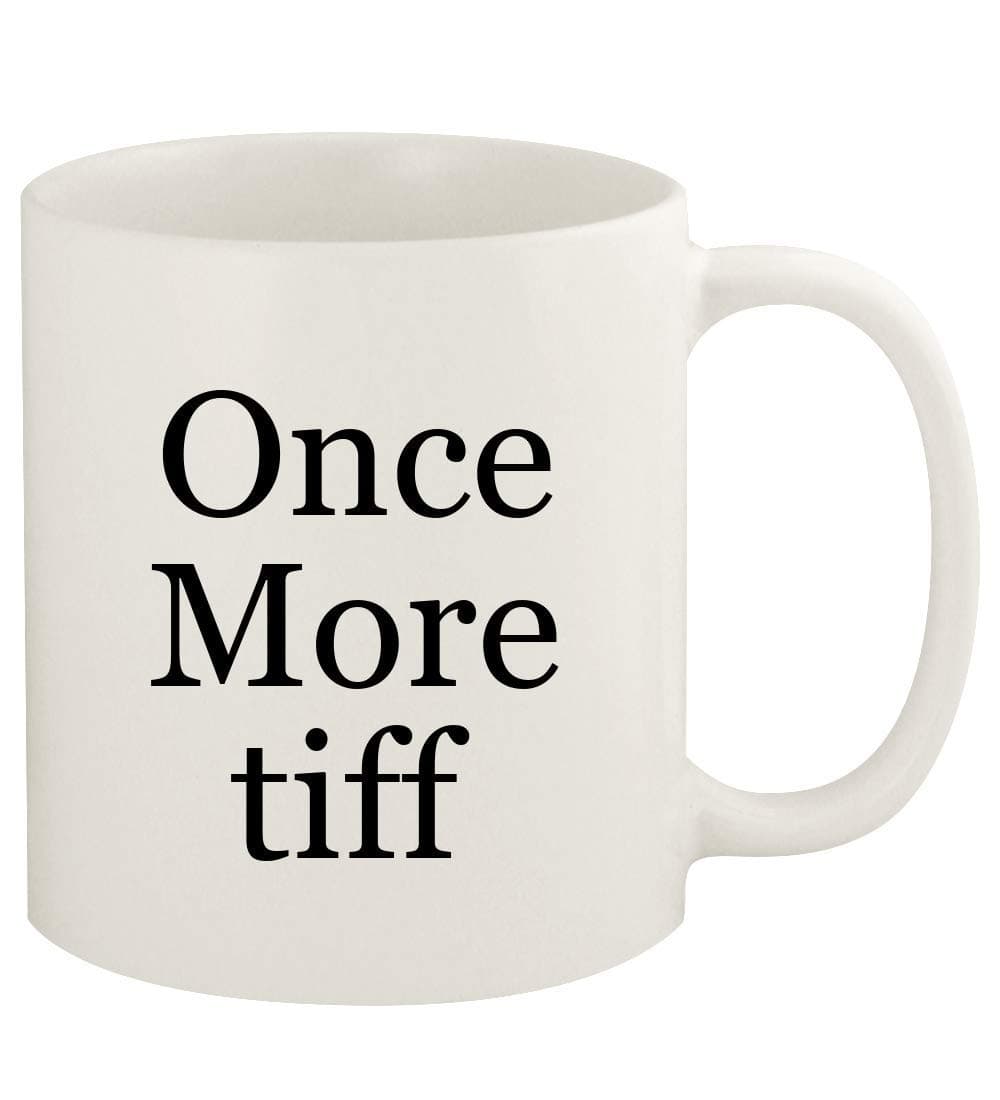 Once More tiff - 11oz Ceramic White Coffee Mug Cup, White