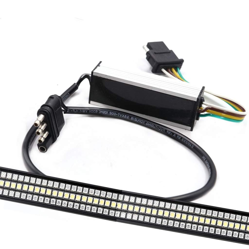 LED 4-pin Tailgate Bar Adapter Back-up Reverse Camera Reverse Sensor Trailer Tow Assist Package For Pickup Trucks F-150 (Type A)