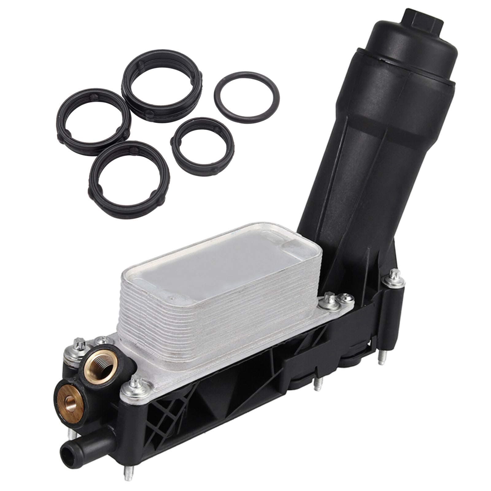 Engine Oil Cooler Filter Housing Adapter Assembly 3.6L 3.2L Compatible with 2011 2012 2013 Chrysler 200,300,Town & Country, Dodge