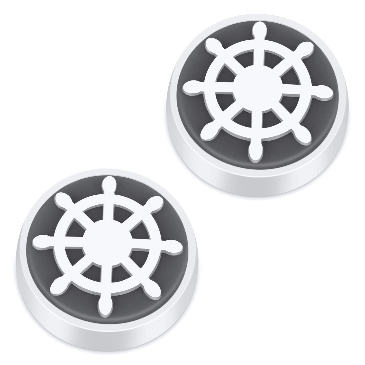 FAMPER Professional Enhanced Touch Sense Thumb Grips for Switch and Switch lite Joy Con Controllers Button, Anti-Slip Caps for Switch/Switch Lite Joy Con Controllers Button Stick-Black