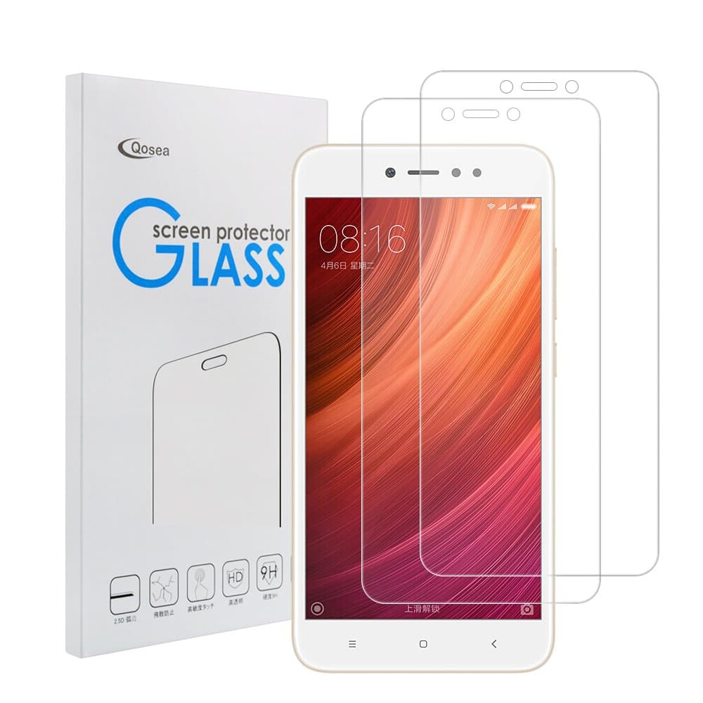 Screen Protector for Xiaomi Redmi Note 5A Prime(2-Pack), Siuber Full Coverage Tempered Glass Screen Protector, High Definition, Anti-Scratch, High Touch Sensitivity, Bubble-Free, Anti-Fingerprint Protective Film Cover for Xiaomi Redmi Note 5A Prime