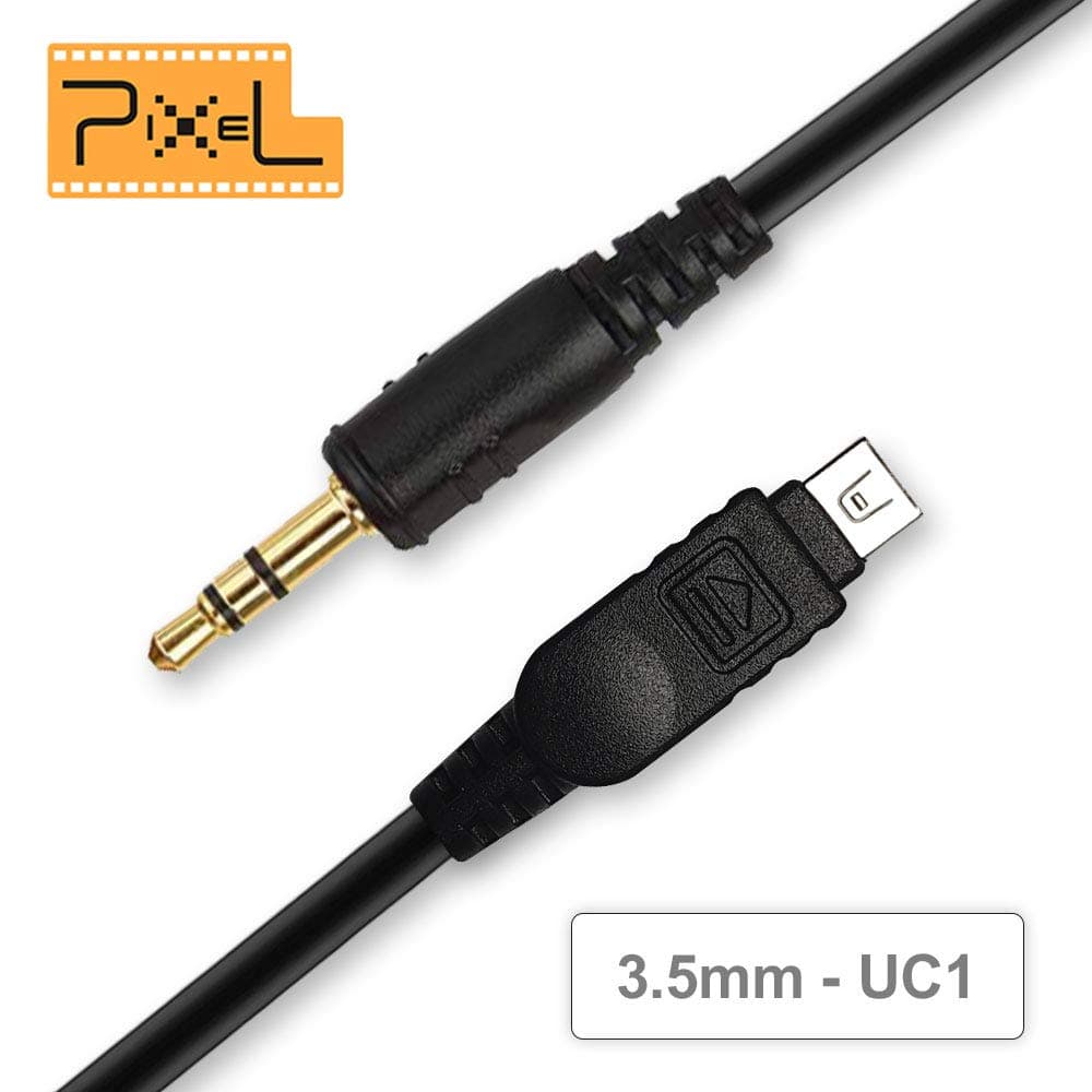 Pixel TW-283 Series Shutter Remote Control Cable 3.5mm Off Camera Shutter Connecting Cord 3.5mm-UC1 Camera Connecting Plug for Olympus Cameras