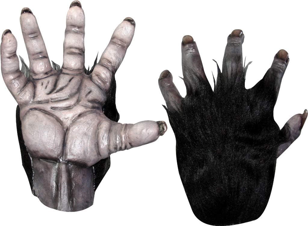 Manos de Chimpancé peludas de látex