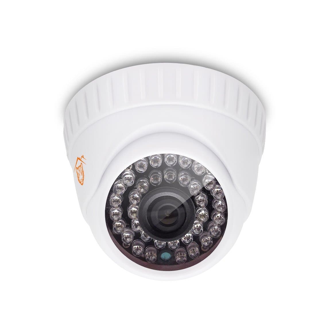 TIGERSECU AHD 960H Indoor Dome Security Camera with 65ft Night Vision, 1.3mp (White), Power supply and coaxial video cable are not included