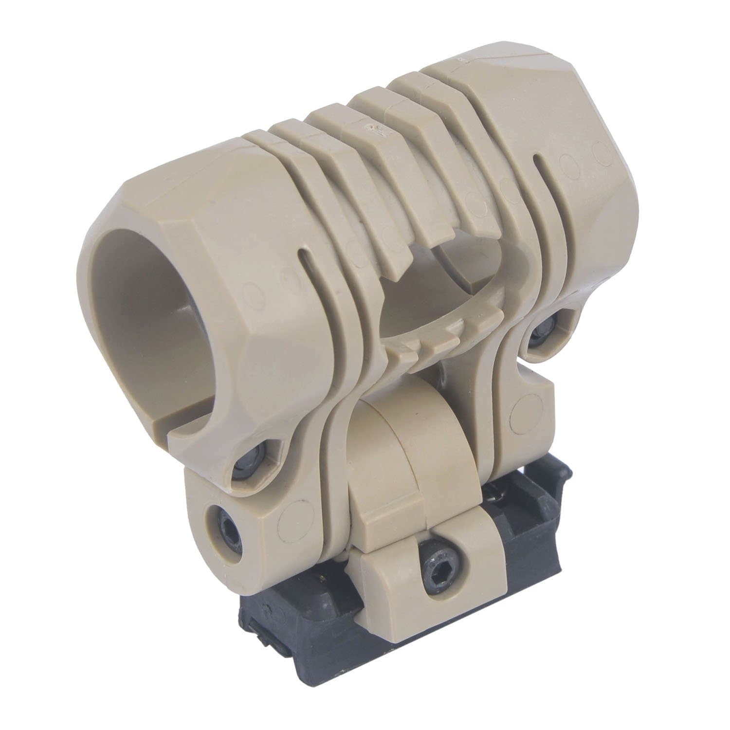 Fast MICH Tactical Helmet Accessories Helmet Flashlight Clamp for Adjustable Helmet Rails Flashlight Adapter Mounting Clips