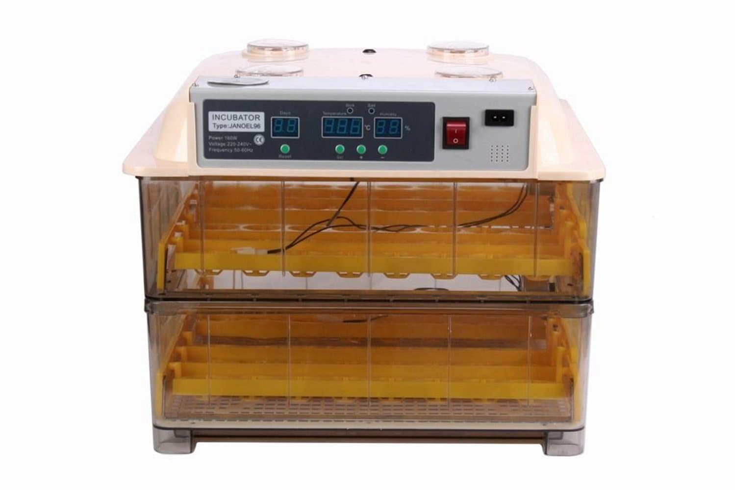 DuLong Automatic 96 Eggs Incubator Digital Control Turner Easy Observation