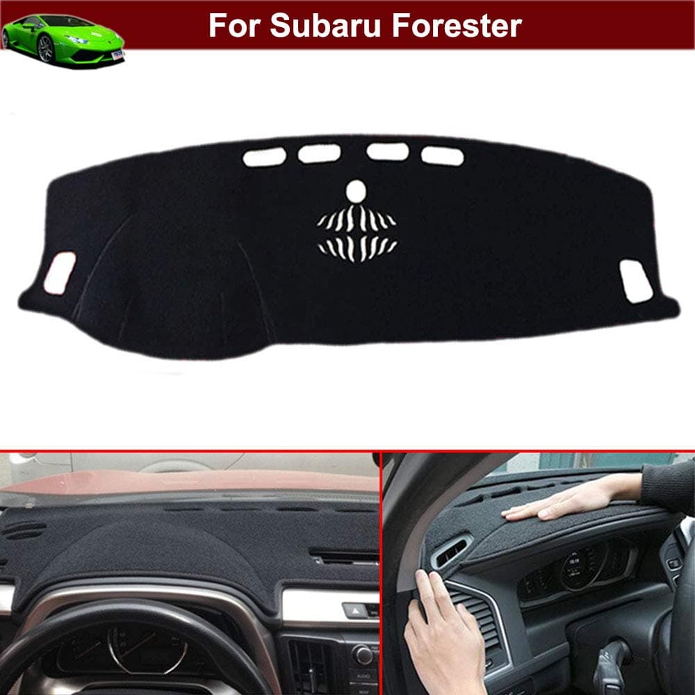 New 1pcs Black Non-Slip Dash Mat Dashboard Mat Dash Carpet Dash Covers Dashboard Cover Custom Fit for Subaru Forester 2019 2020 2021