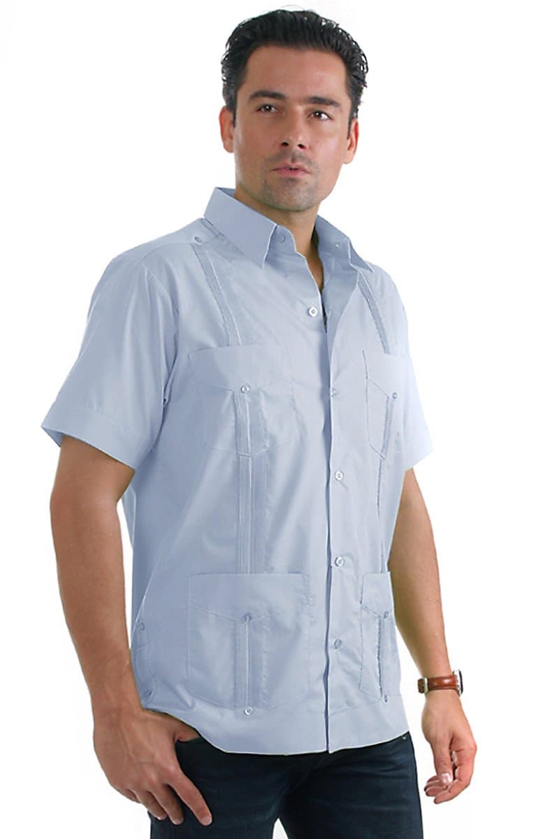 Mojito Collection Poly-Cotton Guayabera