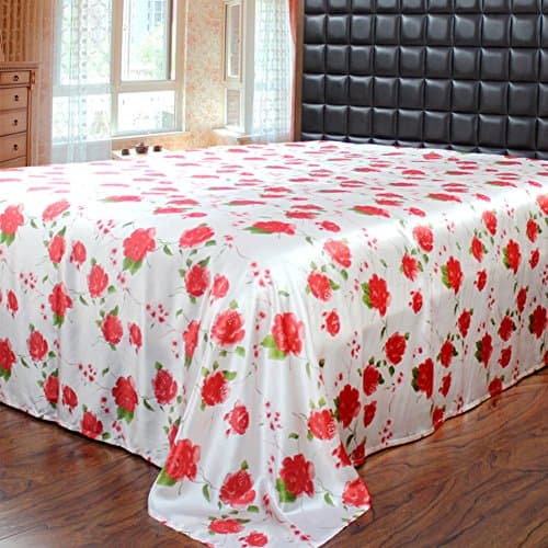 Reactive printed pure silk bed linen/ wide silk fabric sheets-B 140x200cm(55x79inch)