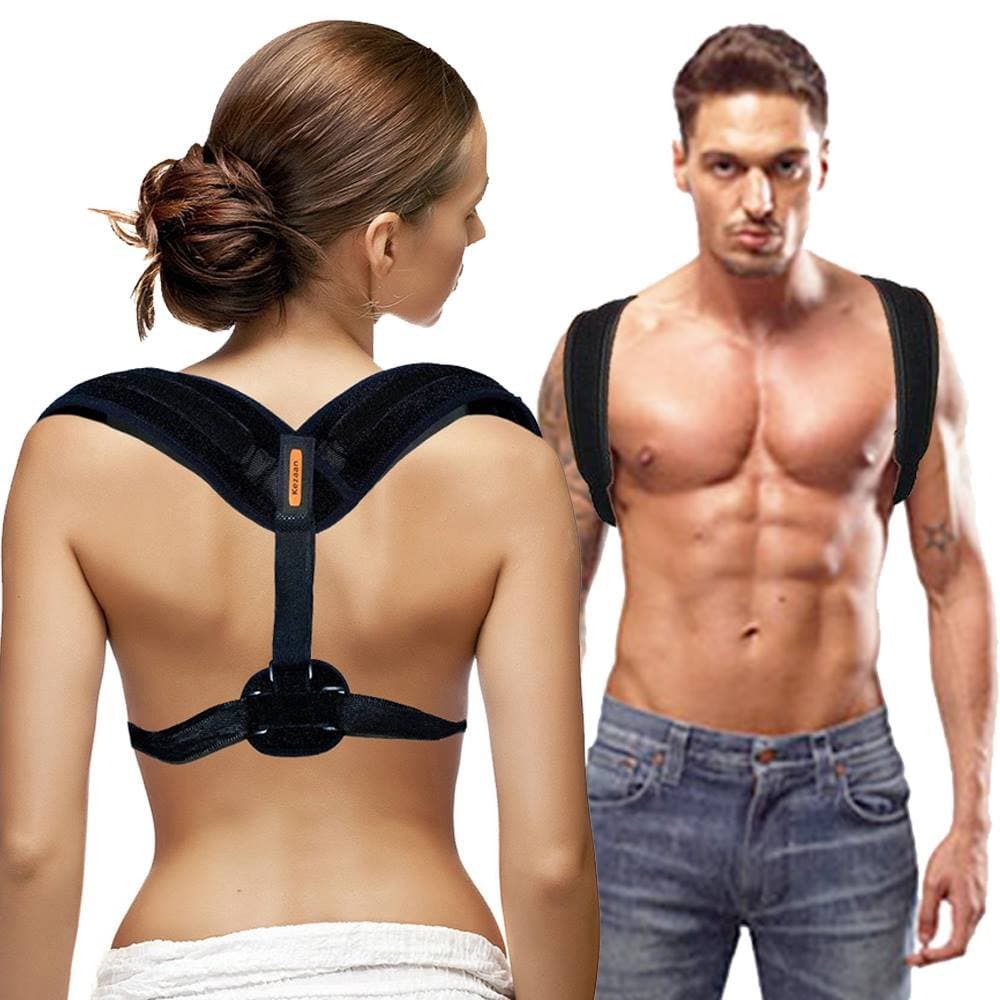Premium Back Support Posture Corrector Brace Trainer for Men & Women, Providing Relief from Neck Pain, Back Pain, Shoulder Pain & Bad Posture