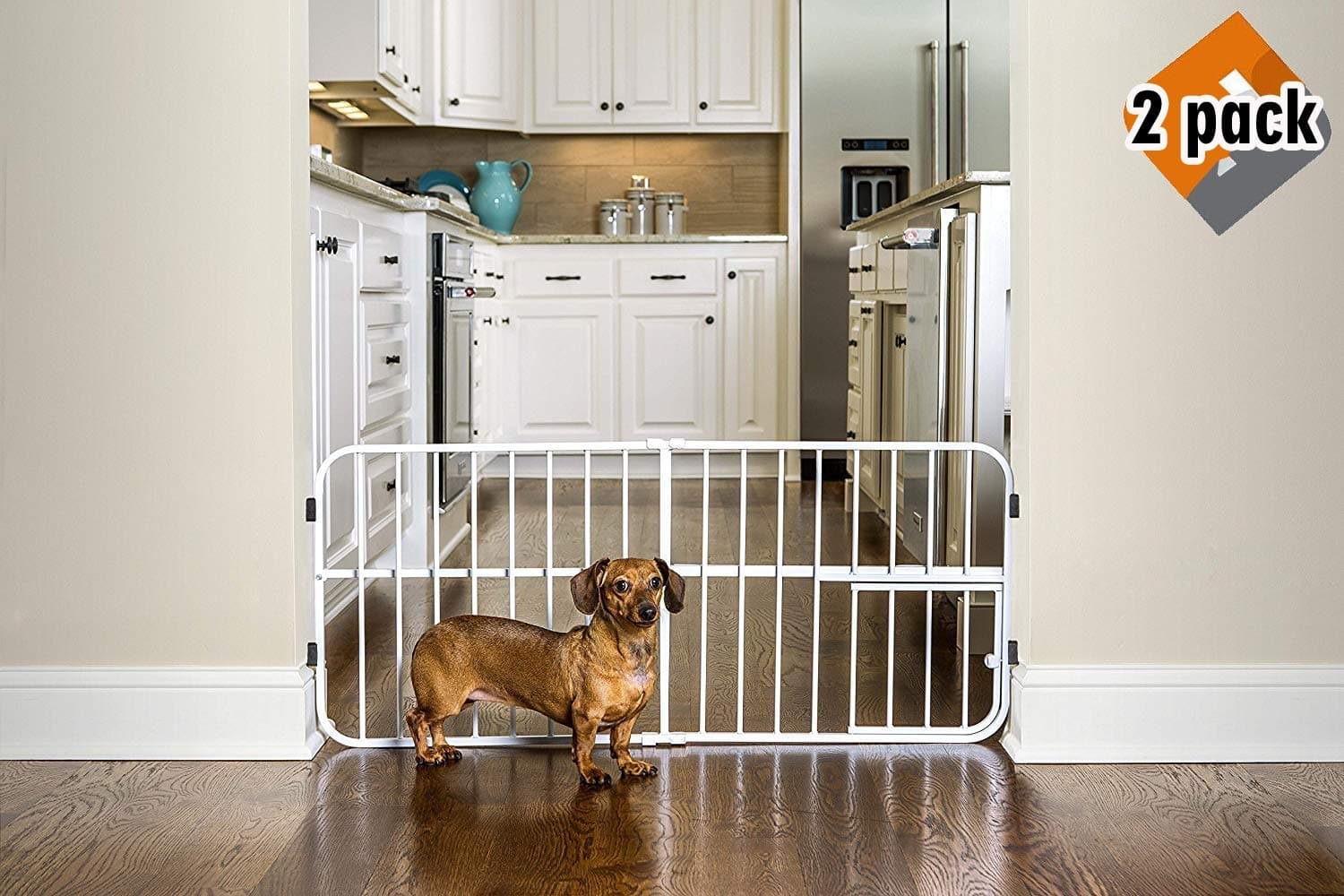 Carlson Lil Tuffy Metal Expandable Gate,2 Pack