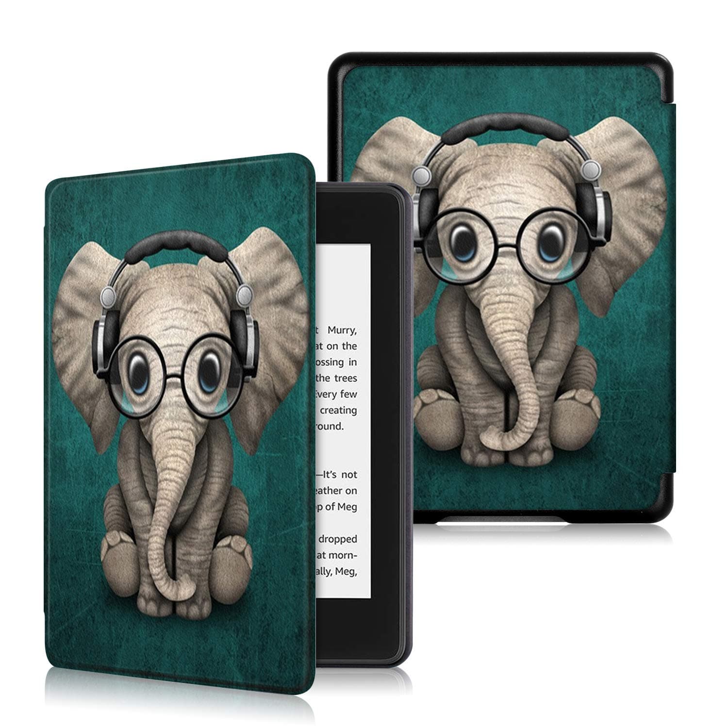 Anvas Case Fits Kindle 10th Gen 2019,Thinnest Shell Smart Cover with Auto Wake / Sleep Compatible for All-new Amazon Kindle 6 Inch 2019 Release (Not for Paperwhite 10th Gen 2018),Elephant