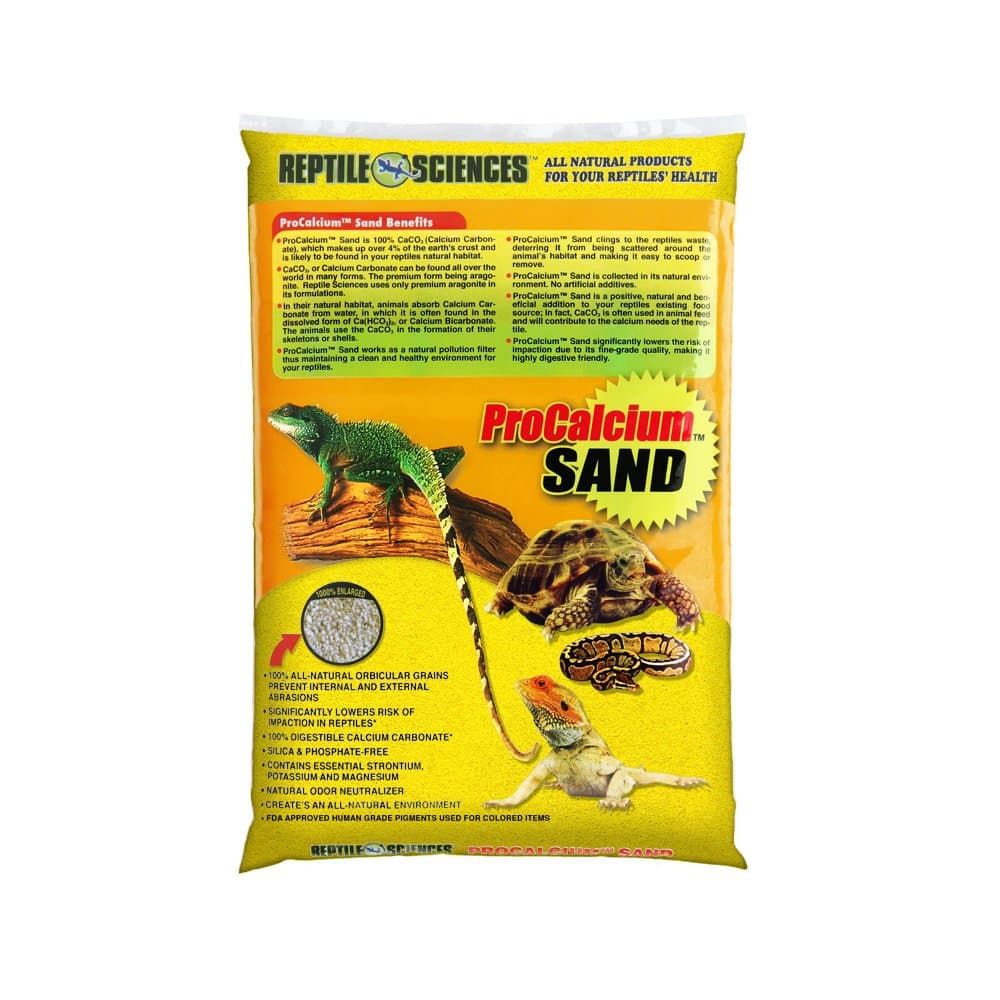 Reptile Sciences Terrarium Sand, 10-Pound, Bright Yellow