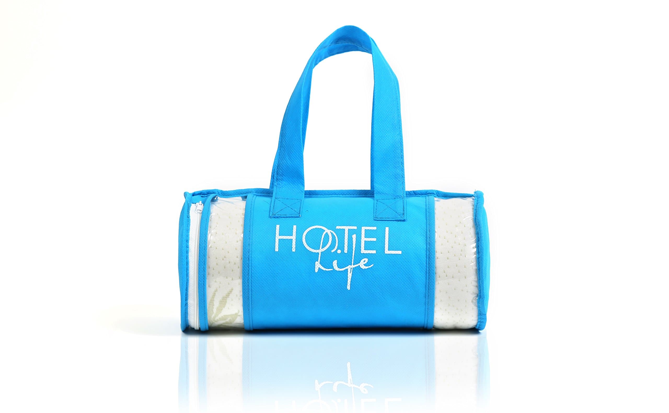 Hotel Life Bamboo Memory Foam Pillow Mini - Blue