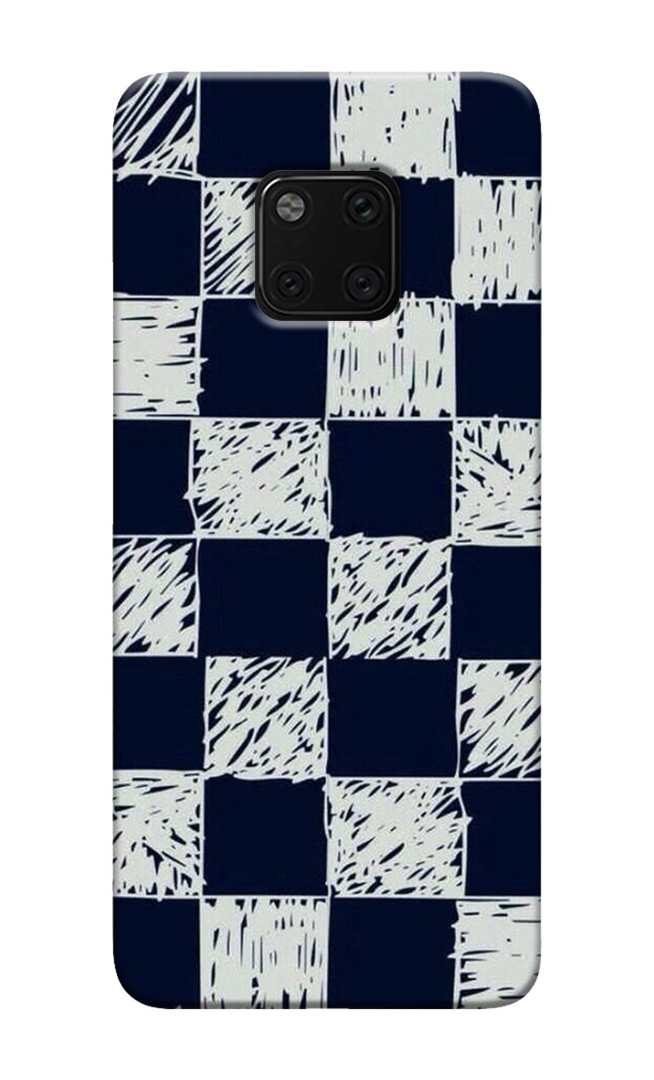 PICWIK® Designer Printed Back Cover/Hard Case for Huawei Mate 20 Pro (Squares Designs/Pattern) - J765
