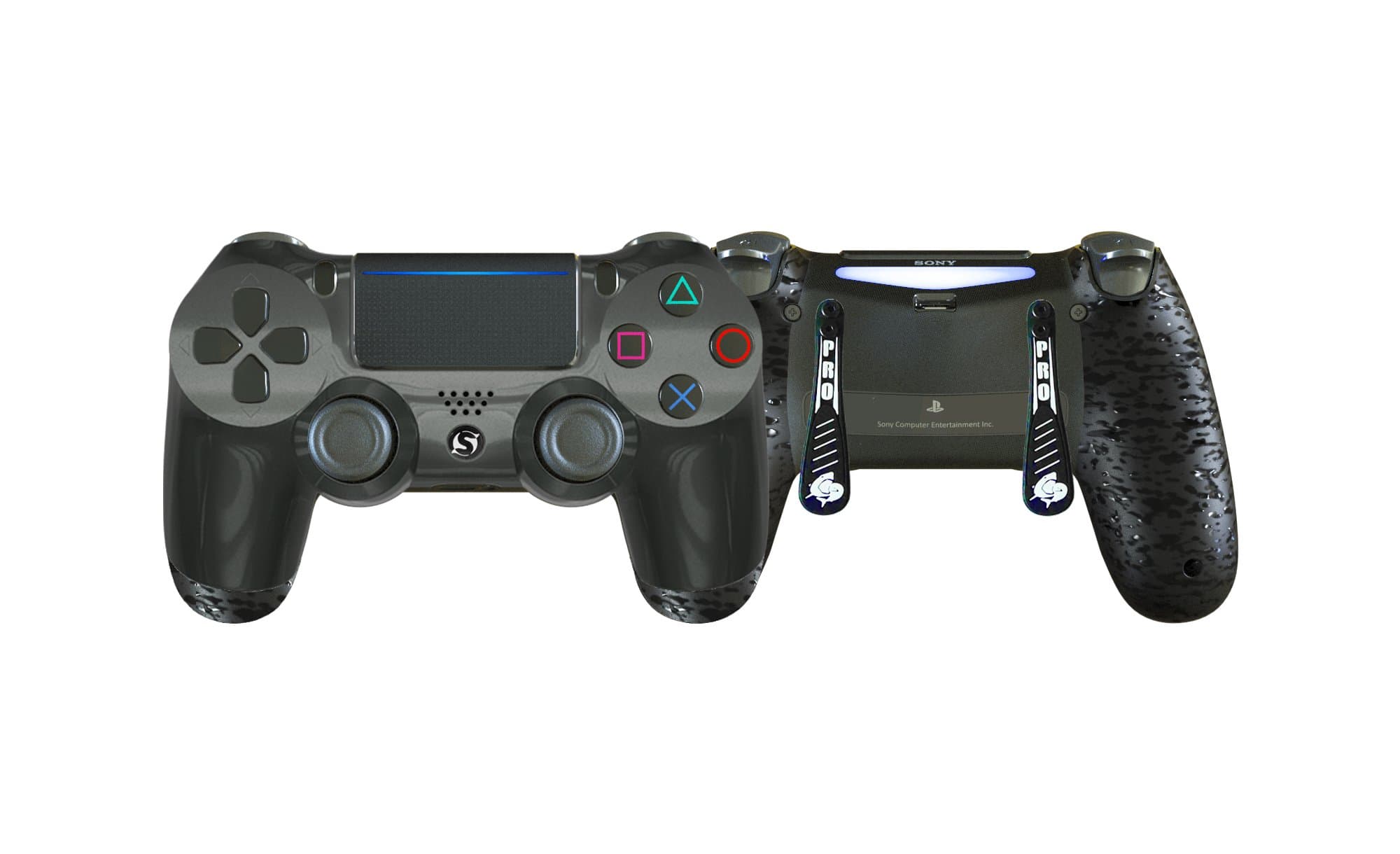 SharQ PS4 Metal Black V2 Play Station 4 Controller