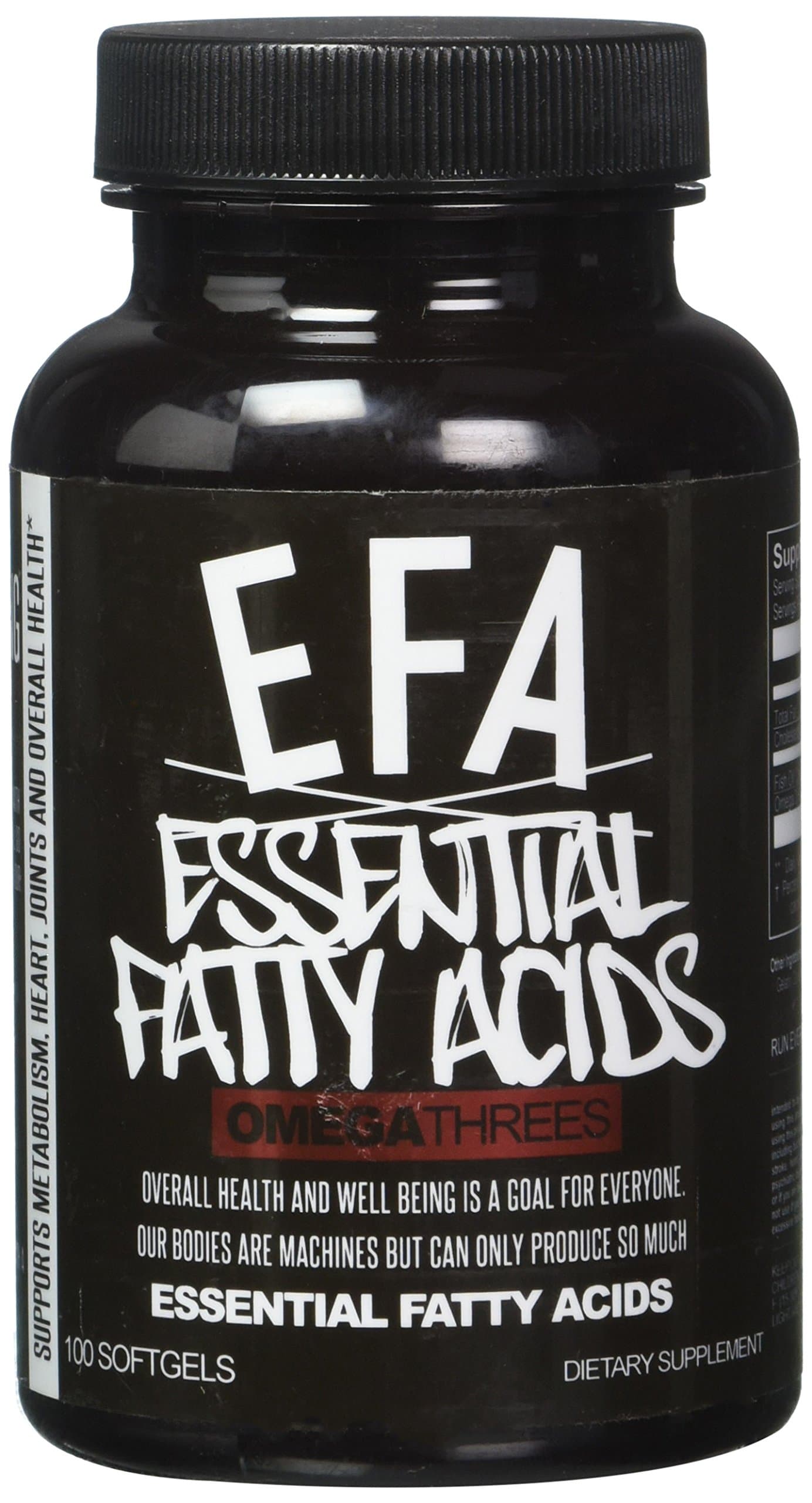 Run Everything Labs Essential Fatty Acids Omega 3's Soft Gels, 100 Count