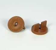 (175 count) Ipe Clip Standard Fastener System - BROWN Round Clips with #8 x 2", 305 Grade Stainless T10 - Star Drive Screws