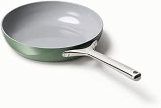 Caraway Nonstick Ceramic Frying Pan (2.7 qt, 10.5") - Non Toxic, PTFE & PFOA Free - Oven Safe & Compatible with All Stovetops (Gas, Electric & Induction) - Sage