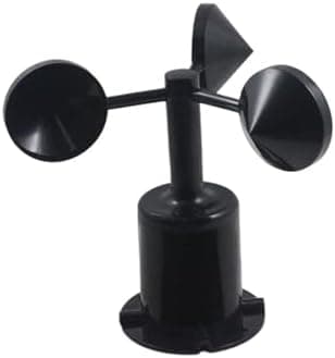 HH8BWL 4-20MA Alloy Plastic Carbon Material Wind Speed Sensor / 0-5V Anemometer 360 Degree Wind Speed Sensor 30m/s(4-20MA)