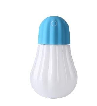 Aroma Diffuser Mini Pumpkin Humidifier 5v LED Nightlight Household Warm Mist Humidifier Office Car Air Diffuser Mist Maker (Blue)