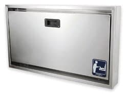 Brocar Horizontal Clad Stainless/Poly Changing Station