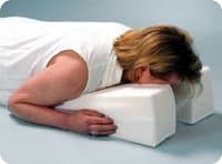 Face Down Pillow, 29 X 14 X 6, White by Hermell