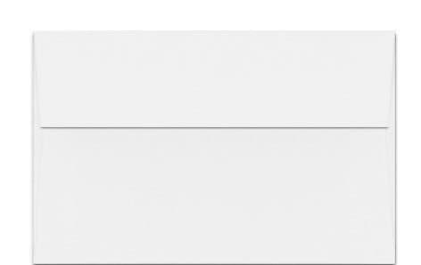Classic Crest Solar White A8 (5-1/2-x-8-1/8) Envelopes 50-pk - 118 GSM (32/80lb Text) PaperPapers 5X8 Large Invitation, Social and Announcement Envelopes