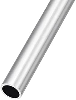 METALLIXITY 6063 Aluminum Tube (15mm OD x 12mm ID x 300mm L), Aluminum Round Tubing - for Home Furnishing, Machinery, DIY Handicraft