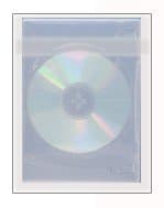 100 OPP Plastic Bag for Standard 14mm DVD Case (Standard DVD Case Plastic Wrap)