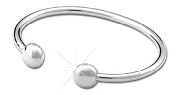 Qray Original Silvertone Standard Bracelet Medium Q-Ray Q.Ray Q Ray