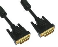 CablesDirect CDL-DV202-2MTR BLACK DVI-D DUAL LINK M-M GOLD CONN+FERRITES-B/Q50