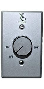 VES Ceiling Fan Controls (2.5 Amp Variable Speed)