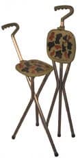 Camouflage Walking Stick/Portable Seat