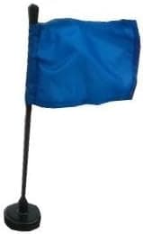 Blue Assembly Line Flag with Magnetic Base and Flexible Flag Pole