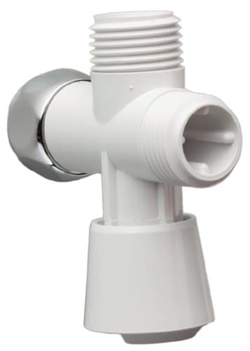 B28722 White Shower Arm Diverter Valve