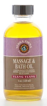 Massage & Bath Oil: 8 oz. plastic squeeze bottle