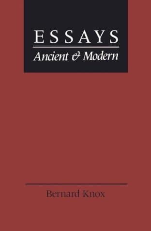 Essays Ancient and Modern