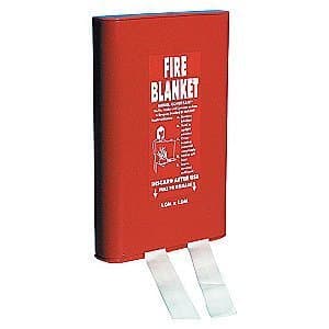 Axus Technologies Fire Blanket Hard Box (1 m, Red)
