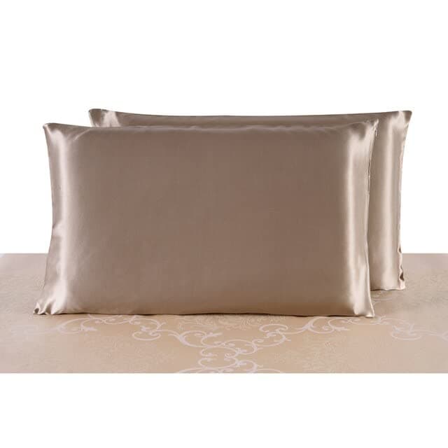 COAOC Silk Pillow Both Sides Pure Mulberry Silk Soft Comfortable 19 Momme Silk Pillow Case 50 * 75 Cm