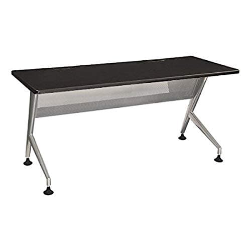Learniture 3000 Series Mobile Computer Table with USB and Power, 60" W x 24" D, LNT-TSU3018BKW2EC-PK-SO