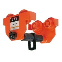 JET 2-PT 2 Ton Plain Trolley, Fits 3-1/4"" - 8"" Wide Beams Tools Equipment Hand Tools