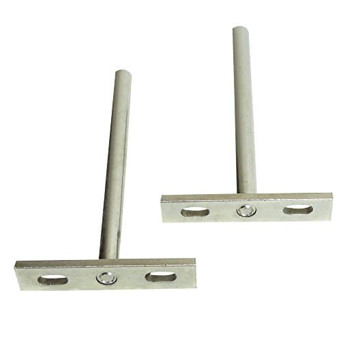 Floating Shelf Invisible Support Brackets Only - Concealed - 5" Hardened - Low Profile Blind Mounts for wall Shelving