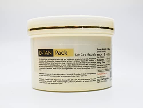 Vel Aroma D-Tan Pack - Remove Makeup, Dead Skin Cells, Oil and Dirt, Remove Acne - facial Cleanser 500 ML