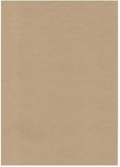 A4 Coloured Paper 80gsm Arts Craft Sheets Bright Pastel Neon Colours Suitable for Laser Inkjet & Copier Printers 100 Sheets (Kraft Ribbed)